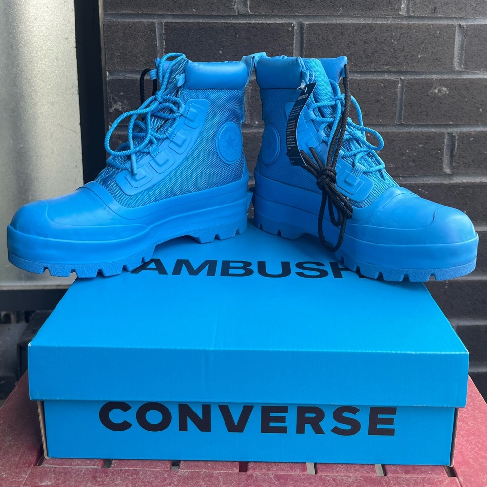 Converse x Ambush Duck Boot in Blue. Unisex.